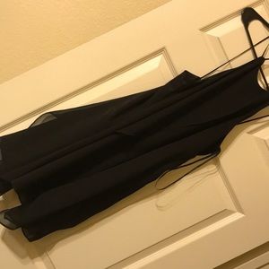 BCBG Black flare dress